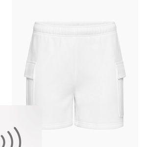 Tna Cozy Fleece Cargo Sweatshort - White (Medium)